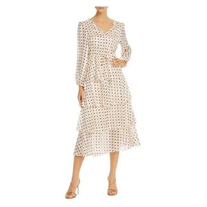 Tuckernuck O.P.T NEW Chord Tiered Polka Dot Midi Dress